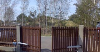 Купить распашные ворота из штакетника Бузулук, цена от 2768 руб.